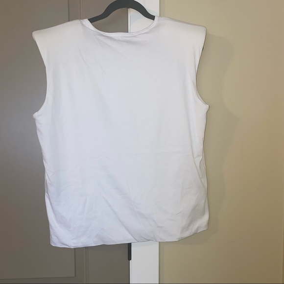Federica Tosi White Muscle T shirt Size 12 or IT 48 - Picture 2 of 7